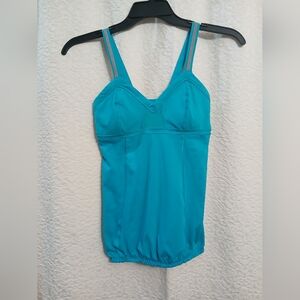 Lululemon Vibrant Blue Teal Women's Tank Top